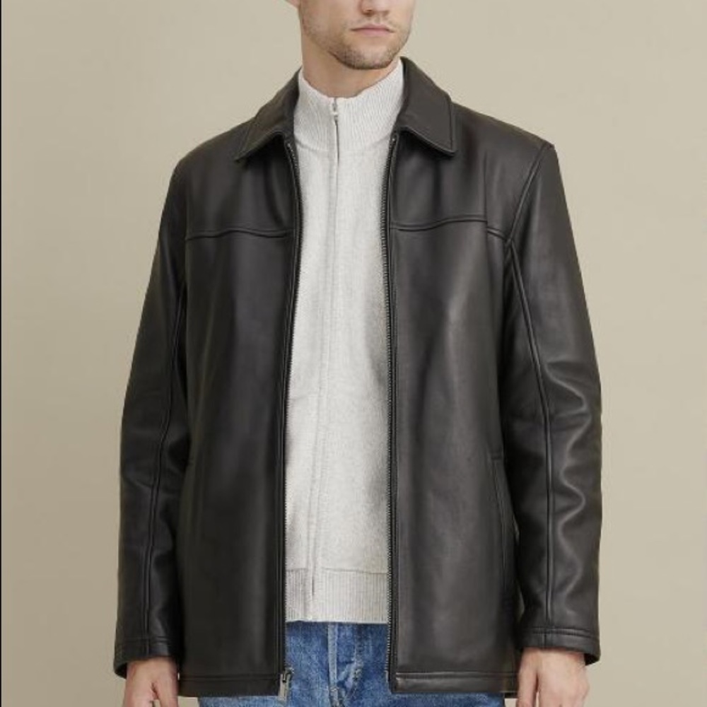 Austin clothing Co. men leather jacket
